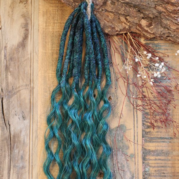 Mermaide Locks Petrol Synthetische Dreadlock Extensions Dreadheadshop