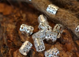 50pcs Dreadlocks Beads Hair Braid Rings Clips Dread Locks Hair Braiding Metal Cuffs Decoration Accessories Jewelry, Christmas Gifts,Temu