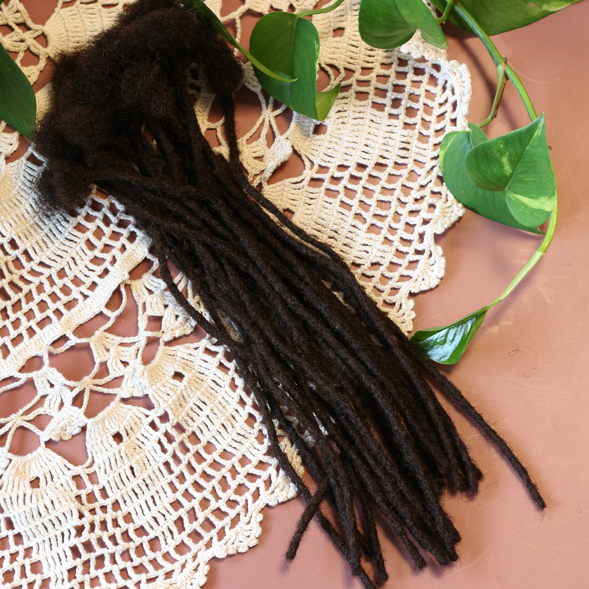 Medium Afro Kinky Dreadlocks - Brown - Human Hair Dreadlock Extensions -  Dreadheadshop