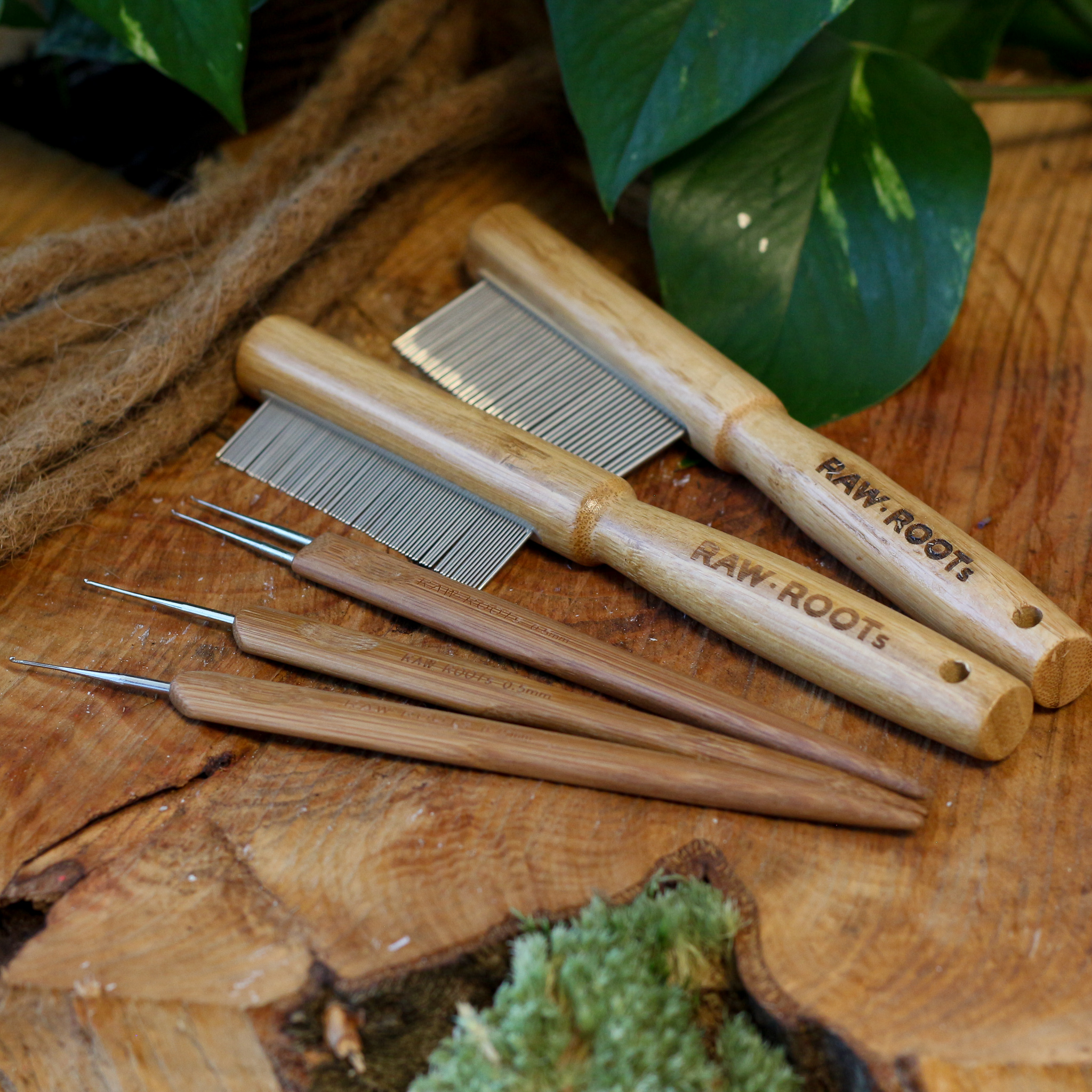Dreadlock Wooden Tool Kit - Buy your dreadlock tools here