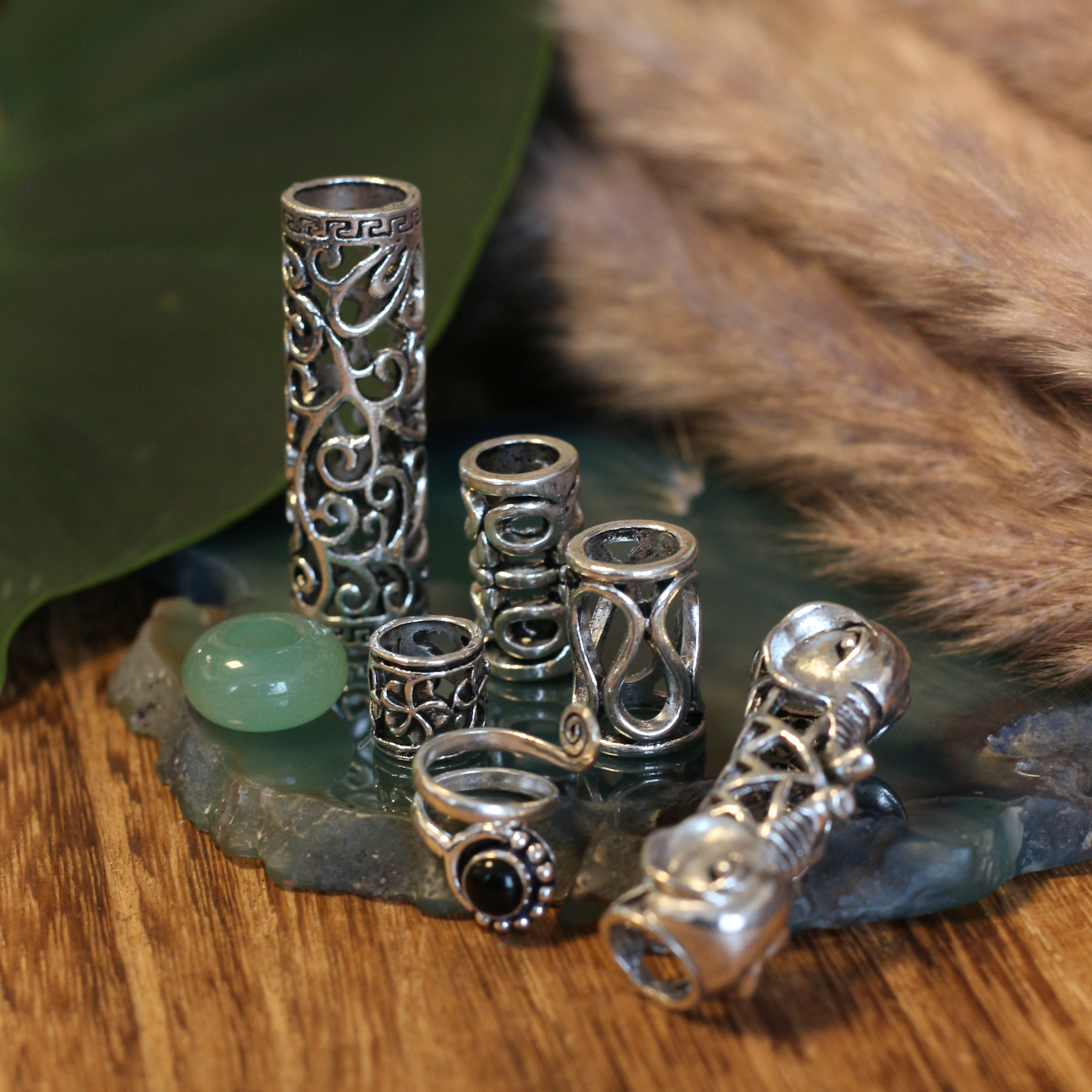 Elephant Dread Bead Set - DREAD BEADS - Dreadheadshop