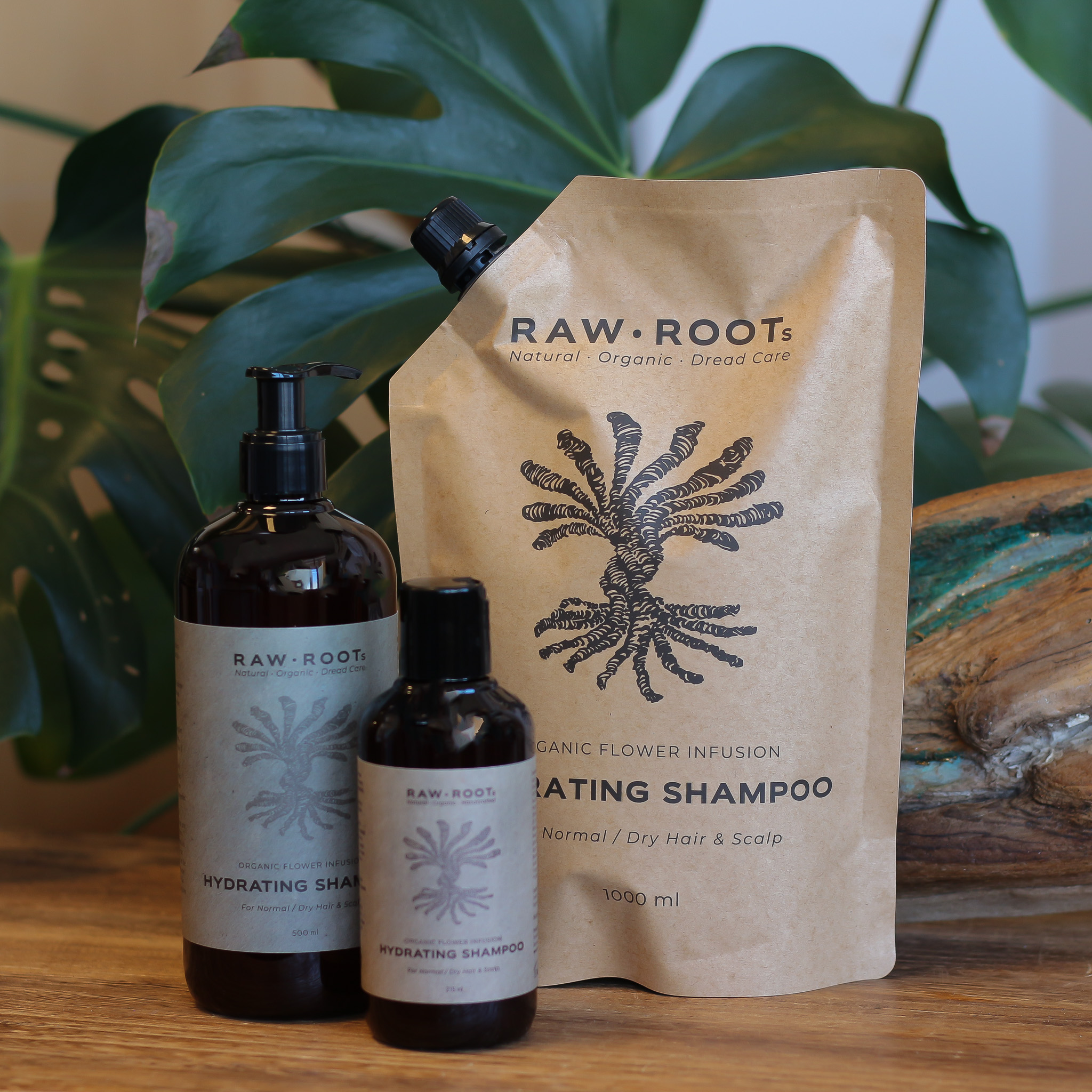 RAW ROOTs Sulfatfri Shampoo | & øko | Rawroots.dk