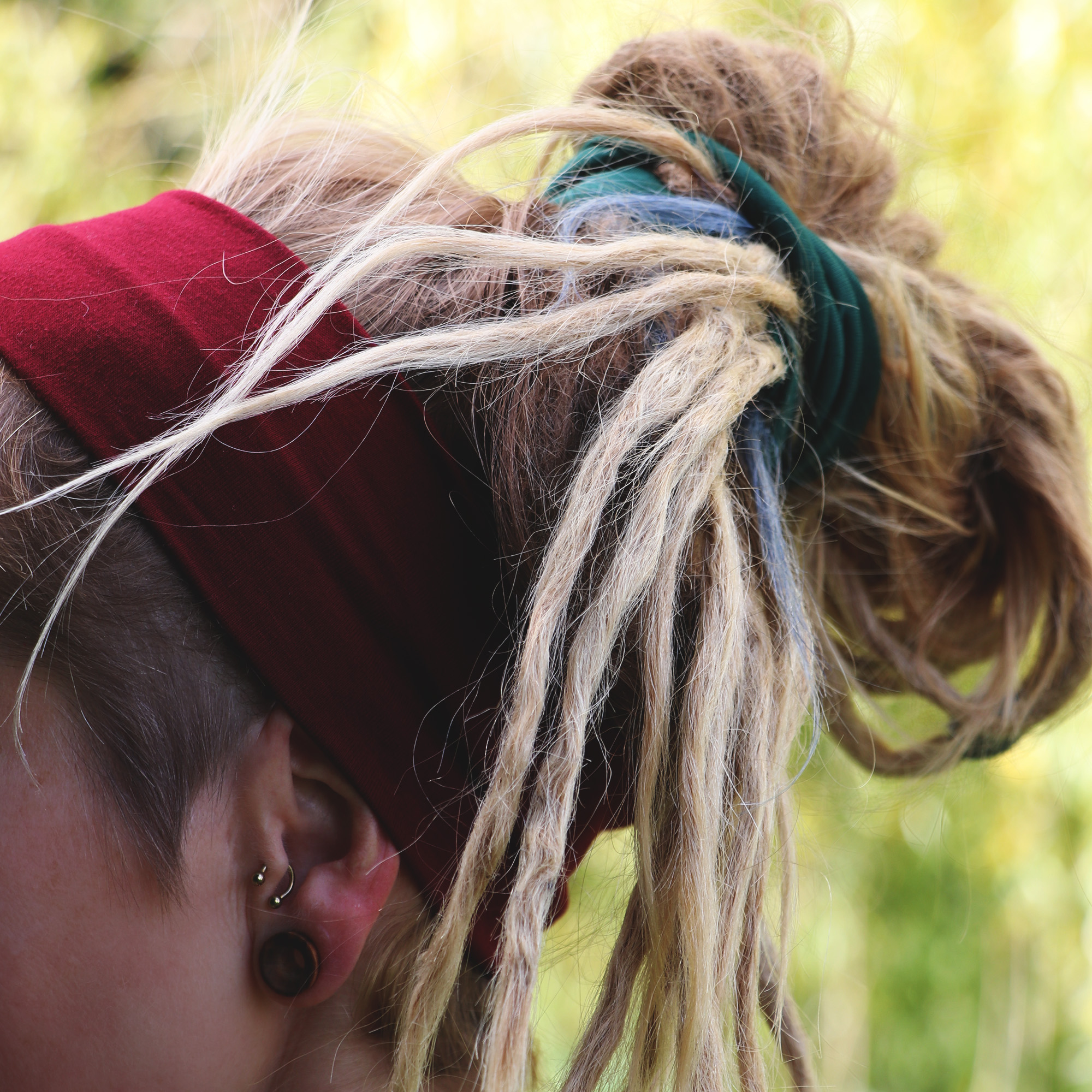 Slim Cotton Hair Band - Perfect for new dreadlocks or sports