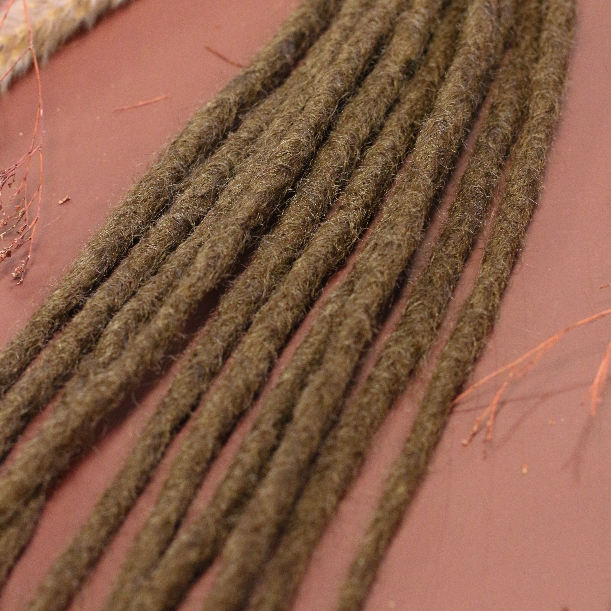 5 pcs Dreadlock Extensions - Dark Brown - Human Hair Dreadlock Extensions -  Dreadheadshop