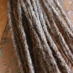 5 pcs Dreadlock Extensions - Dark Brown - Human Hair Dreadlock Extensions -  Dreadheadshop