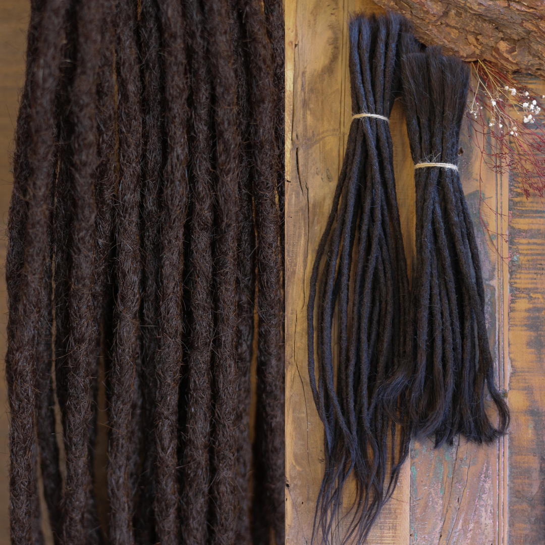 Human Hair DreadLocks Extension All Colors (0.8cm Thickness) – Kvizionllc