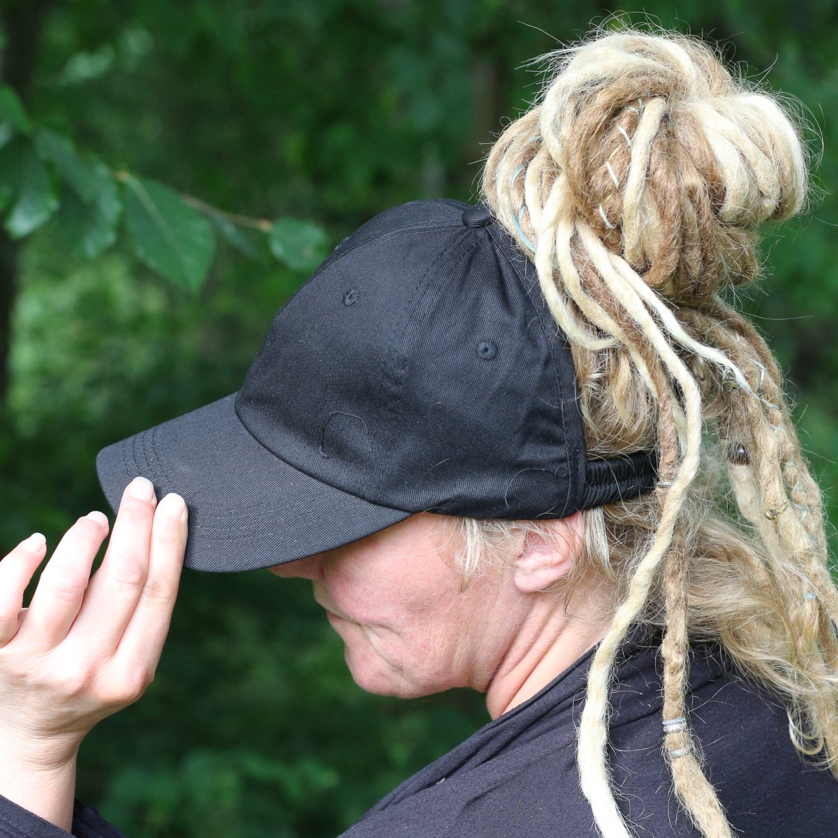 dreadlock visor hat