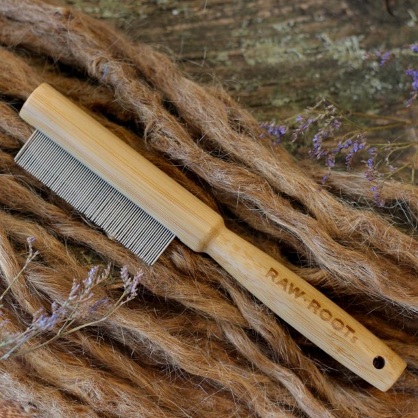 Fine-toothed Bamboo Dreadlock Comb
