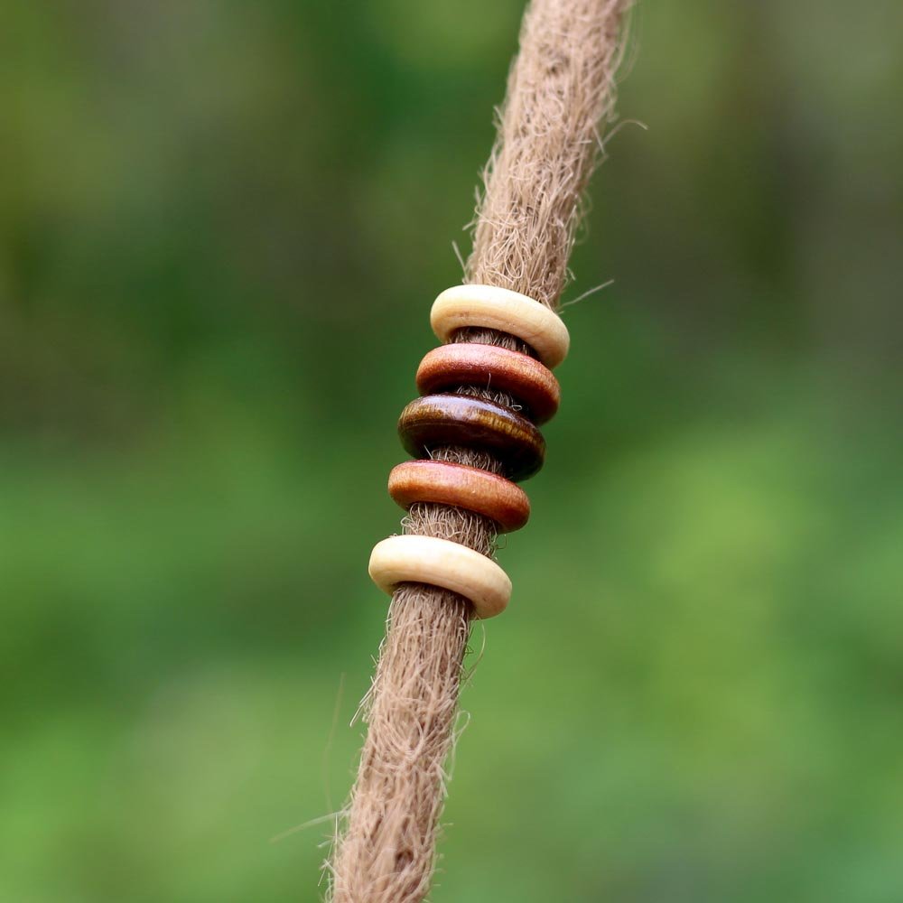 Dreadlocks Wooden Beads Mix Medium - DREAD BEADS - Dreadheadshop