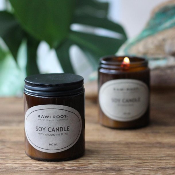 Eco Soy Candles with Grounding Scent 160 ML