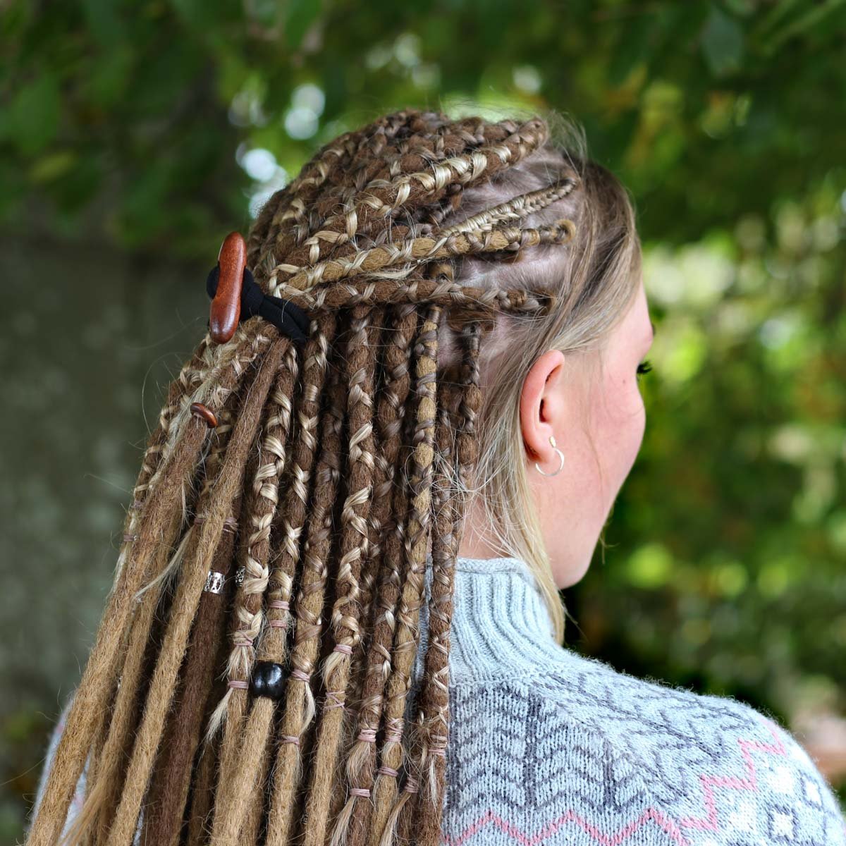 Hair Beads For Braids Imitation Wooden Hair Beads Dreadlocks - Temu